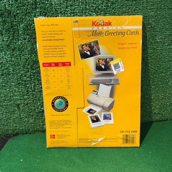 Kodak Premium Matte Half-Fold Greeting Cards New Unopened - Picture 2 of 2